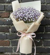 Букет цветов из:  Гипсофила в Поселок санатория Озеро Белое