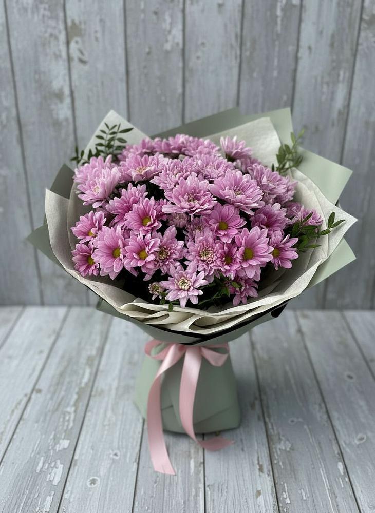 Букет цветов из: Хризантемы в Поселок санатория Озеро Белое