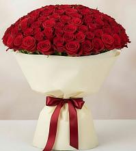 Букет 101 Красная роза Милано #REPLACE_PRED# Поселок санатория Озеро Белое