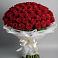 Букет 101 Красная роза Блэк Мэджик в Поселок санатория Озеро Белое