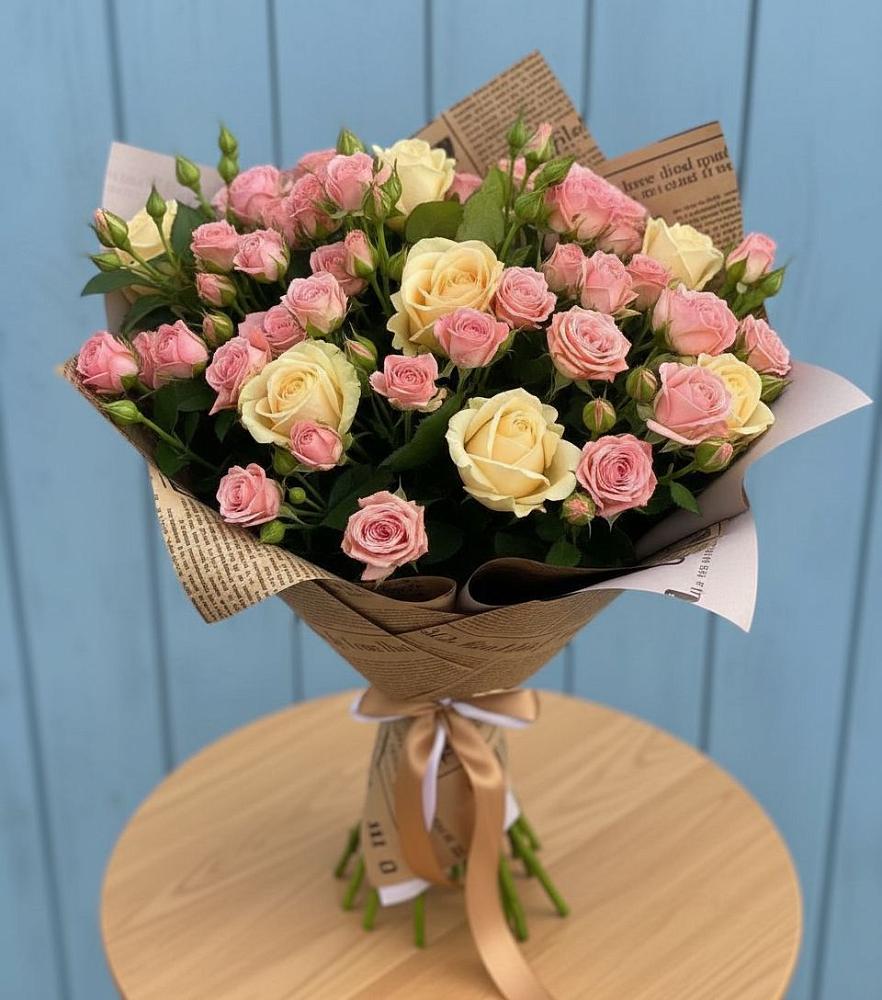 Букет цветов из: Розы в Поселок санатория Озеро Белое