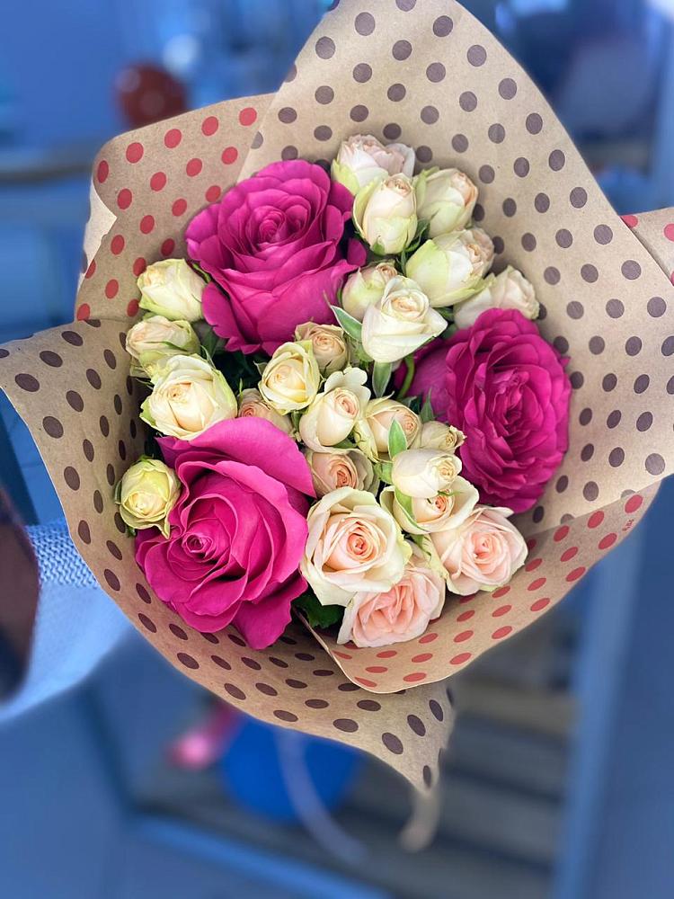 Букет цветов из: Розы в Поселок санатория Озеро Белое