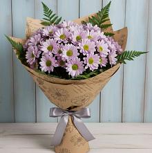 Букет цветов из:  Хризантемы #REPLACE_PRED# Поселок санатория Озеро Белое