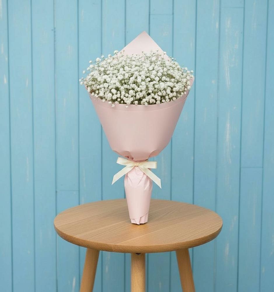 Букет цветов из: Гипсофила в Поселок санатория Озеро Белое