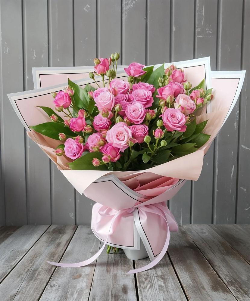 Букет Розовый кустик в Поселок санатория Озеро Белое