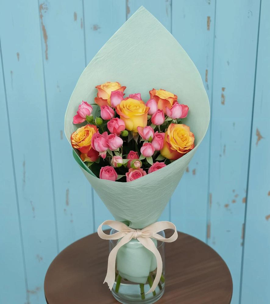 Букет цветов из: Розы в Поселок санатория Озеро Белое