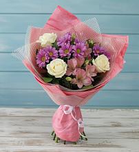 Букет цветов из:  Герберы в Поселок санатория Озеро Белое