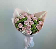Букет цветов из:  Розы и Хризантемы в Поселок санатория Озеро Белое