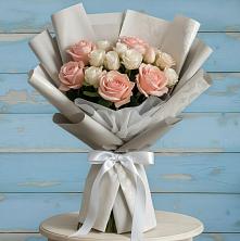 Букет цветов из:  Розы в Поселок санатория Озеро Белое