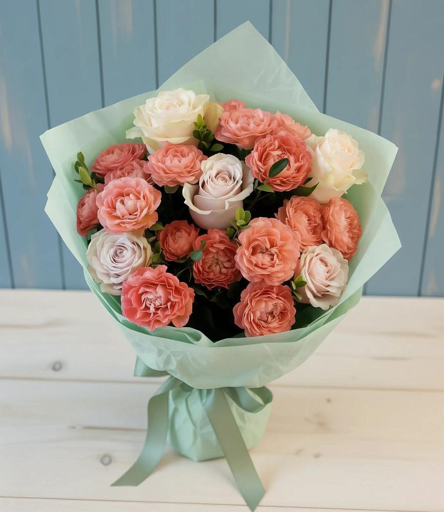 Букет цветов из: Розы в Поселок санатория Озеро Белое