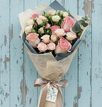 Букет цветов из:  Розы в Поселок санатория Озеро Белое