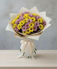 Букет цветов из:  Хризантемы в Поселок санатория Озеро Белое