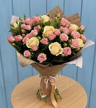 Букет цветов из:  Розы в Поселок санатория Озеро Белое