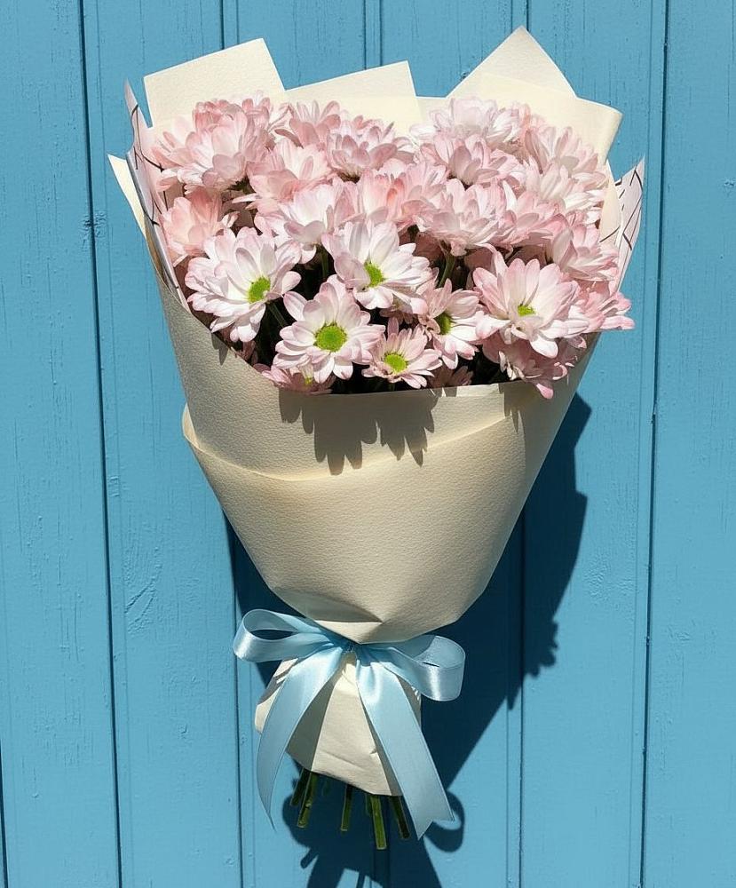 Букет цветов из: Хризантемы в Поселок санатория Озеро Белое