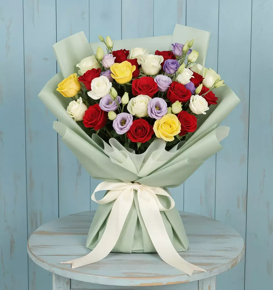 Букет цветов из: Розы в Поселок санатория Озеро Белое