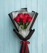 Букет цветов из:  Розы #REPLACE_PRED# Поселок санатория Озеро Белое