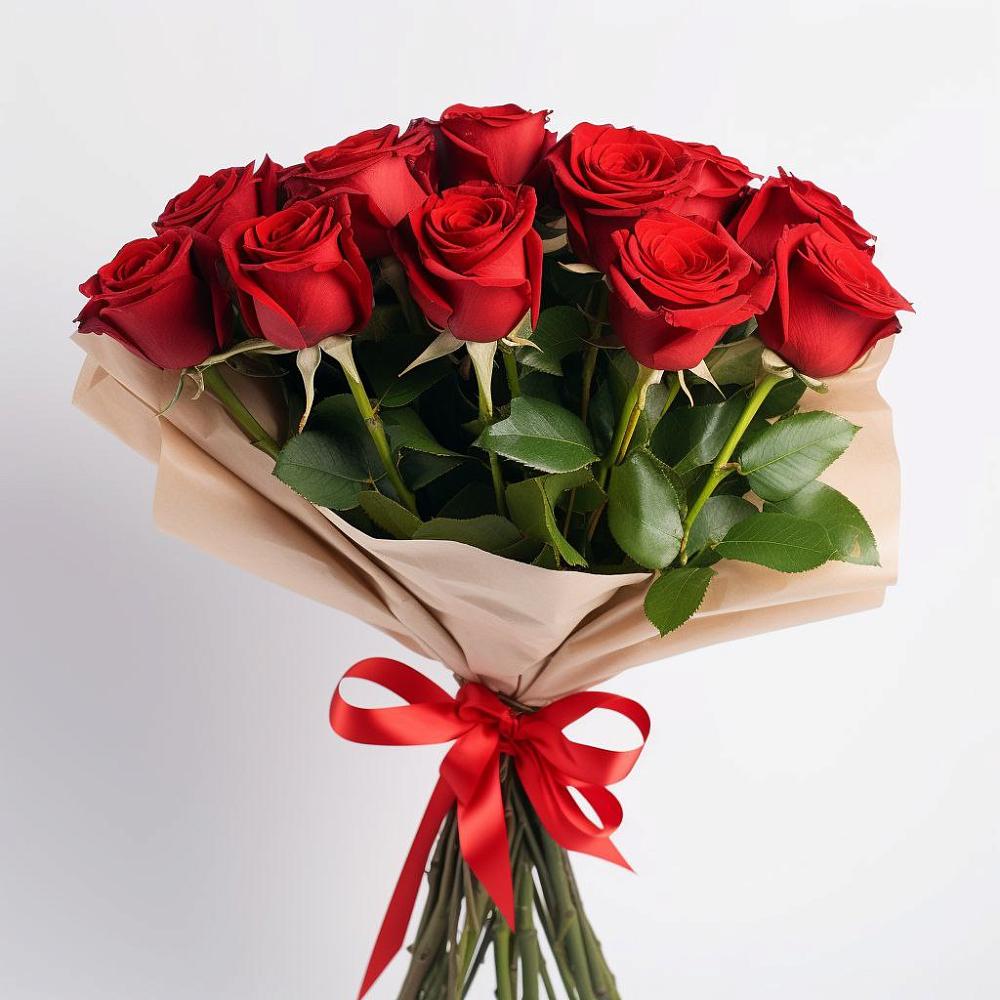 Букет 11 Красных роз Эдлесс Лав в Поселок санатория Озеро Белое