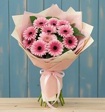 Букет цветов из:  Герберы #REPLACE_PRED# Поселок санатория Озеро Белое
