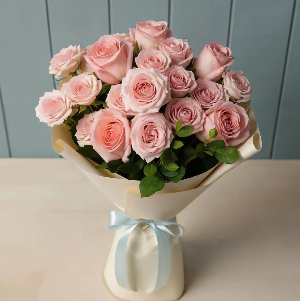 Букет Розовый шарм в Поселок санатория Озеро Белое