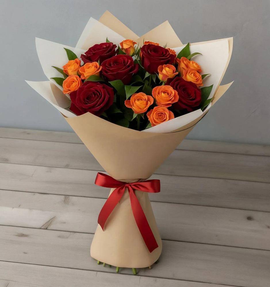 Букет Любовь и восторг в Поселок санатория Озеро Белое